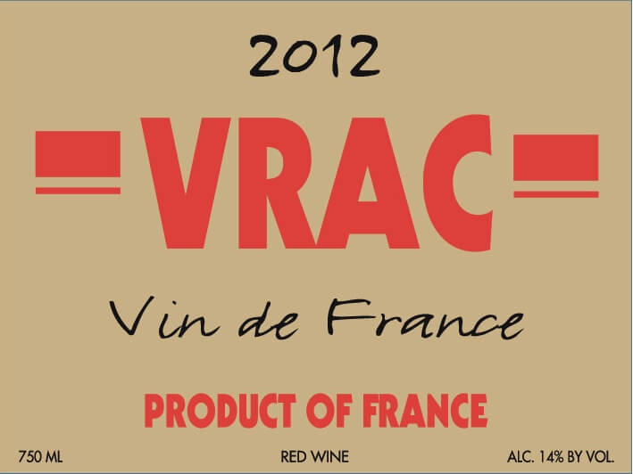 VRAC Vin de France