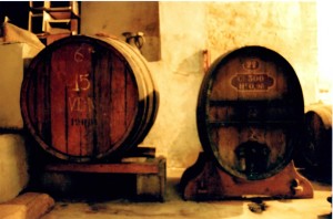 Wine barrels