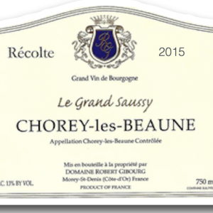Domaine Robert Gibourg Chorey-les-Beaunes ‘Le Grand Saussy’